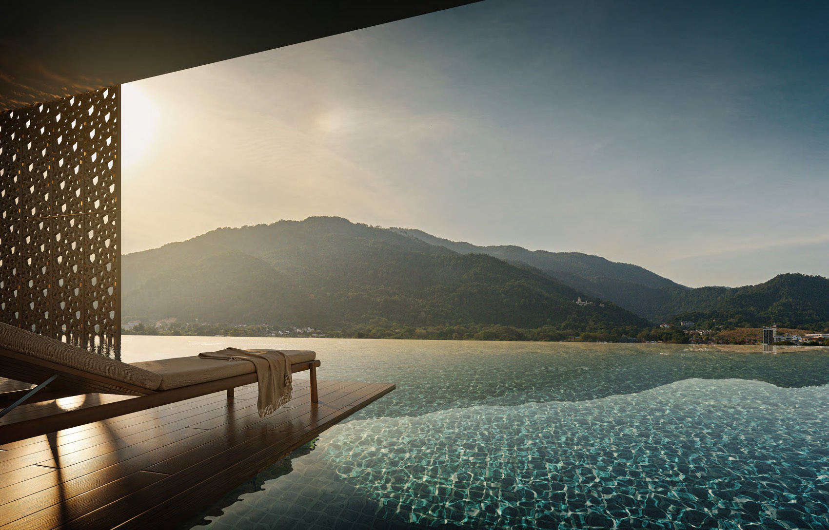 Infinity Pool at Cantonment Residence, artist's impression